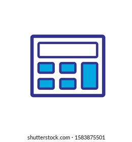 calculator vector icon trendy design