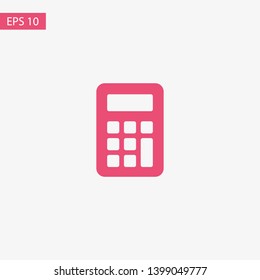 Calculator vector icon. Vector web design