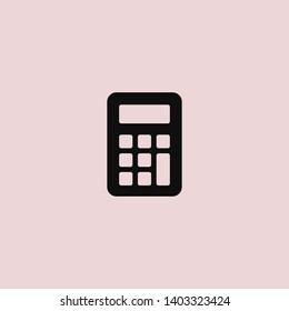 Calculator vector icon. Vector web design