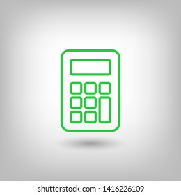 Calculator vector icon. Vector web design
