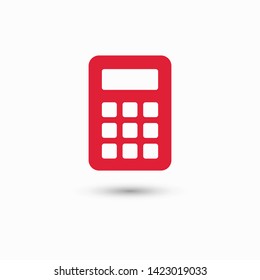 Calculator vector icon. Vector web design