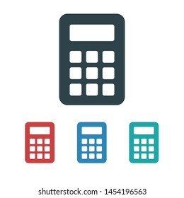 Calculator vector icon. Vector web design