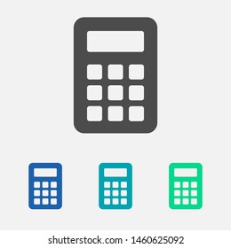 Calculator vector icon. Vector web design