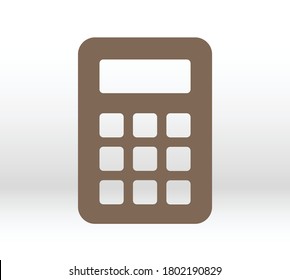 Calculator vector icon. Vector web design