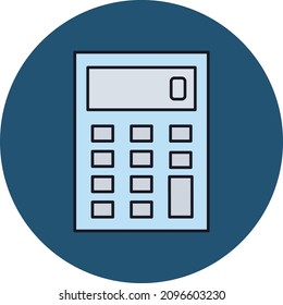 Calculator Vector icon which is suitable for commercial work

