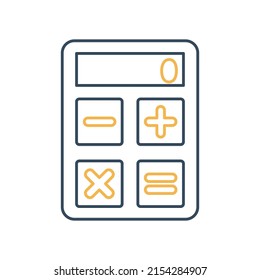  Calculator Vector icon which is suitable for commercial work and easily modify or edit it

