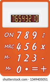 Calculator. vector illustration