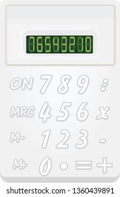 Calculator. vector illustration
