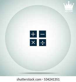 Calculator  vector illustration.