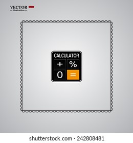 calculator, vector illustration, EPS 10