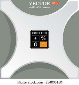 calculator, vector illustration, EPS 10