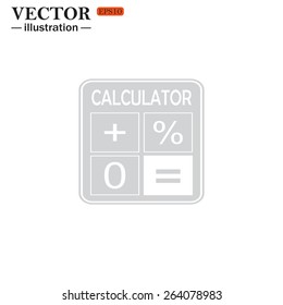 calculator, vector illustration, EPS 10