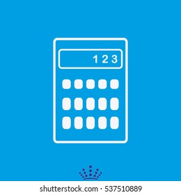 calculator, vector illustration EPS 10