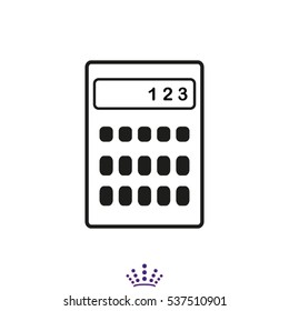 calculator, vector illustration EPS 10
