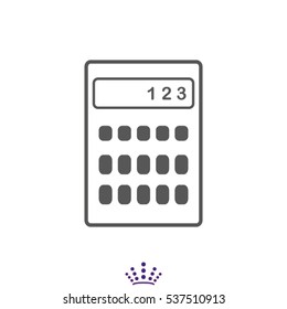 calculator, vector illustration EPS 10