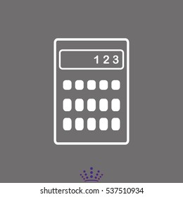calculator, vector illustration EPS 10