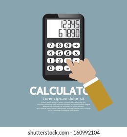 Calculator Vector Illustration EPS10