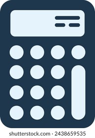 Calculator Vector Illustration, Minimalist Logo