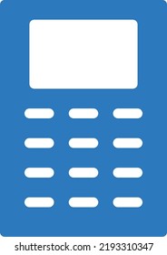 calculator  Vector illustration on a transparent background. Premium quality symbols. Glyphs vector icons for concept and graphic design. 


