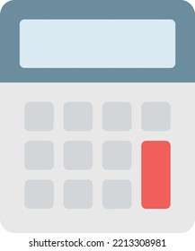 calculator   Vector illustration on a transparent background. Premium quality symmbols. Line Color vector icons for concept and graphic design. 
