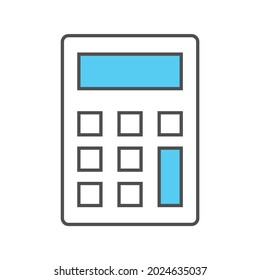 calculator vector illustration on white background