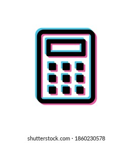 Calculator vector illustration template icon