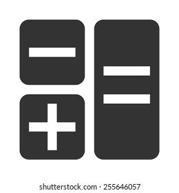 Calculator vector image to be used in web applications, mobile applications and print media.