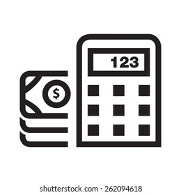 Calculator vector image to be used in web applications, mobile applications and print media.
