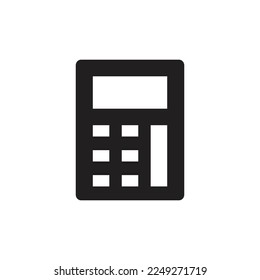 calculator vector line new icon