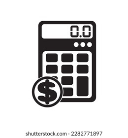 Calcuolator logo icon,illustration design template