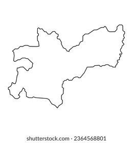 Caldas department map, administrative division of Colombia.