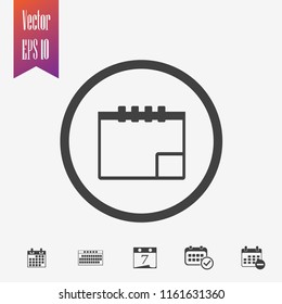caldendar vector icon