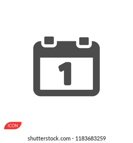 calendar 1 icon  vector 10 eps design