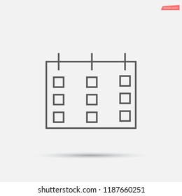 calendar 1 icon  vector 10 eps design