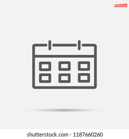 calendar 1 icon  vector 10 eps design