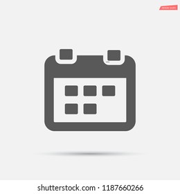 calendar 1 icon  vector 10 eps design