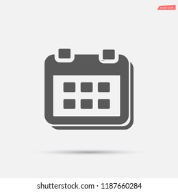 calendar 1 icon  vector 10 eps design