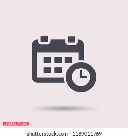 calendar 1 icon  vector 10 eps design