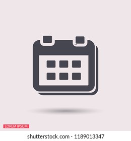 calendar 1 icon  vector 10 eps design
