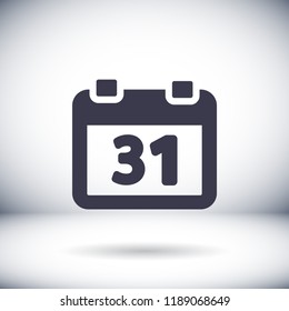 calendar 1 icon  vector 10 eps design