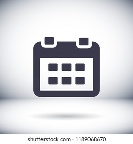 calendar 1 icon  vector 10 eps design