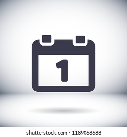 calendar 1 icon  vector 10 eps design