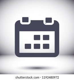 calendar 1 icon  vector 10 eps design