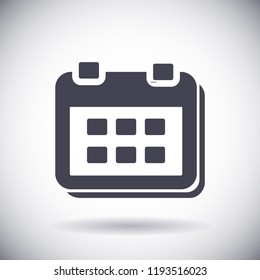 calendar 1 icon  vector 10 eps design