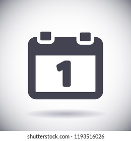 calendar 1 icon  vector 10 eps design