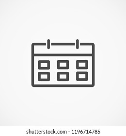 calendar 1 icon  vector 10 eps design