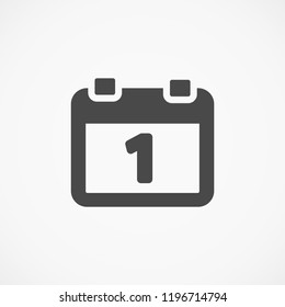 calendar 1 icon  vector 10 eps design