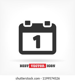calendar 1 icon  vector 10 eps design