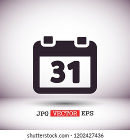 calendar 1 icon  vector 10 eps design