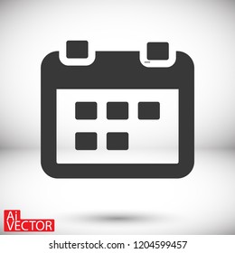 calendar 1 icon  vector 10 eps design